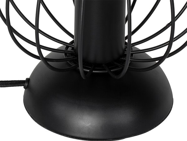 Moderní stolní lampa černý drát - Palica