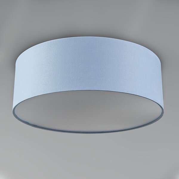 Stropní lampa modrá 30 cm vč. LED - Drum LED