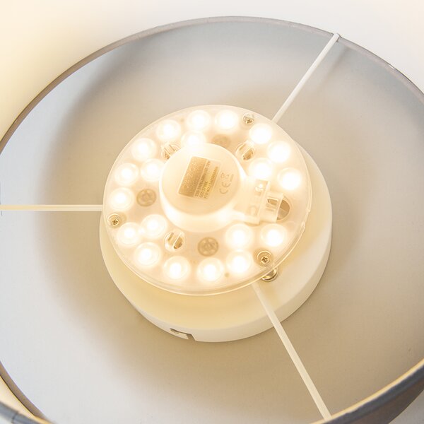 Stropní lampa modrá 30 cm vč. LED - Drum LED