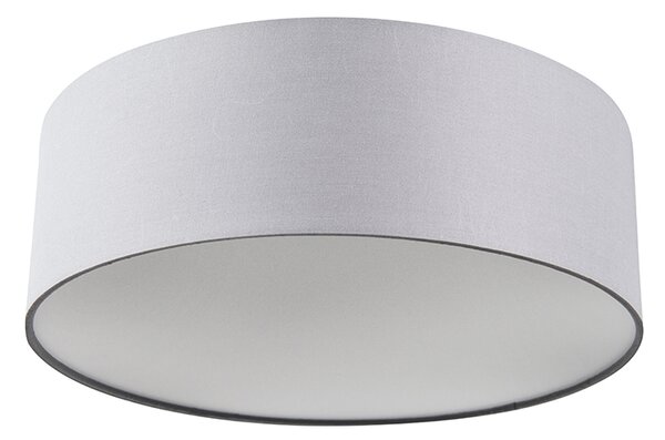 Stropní lampa šedá 30 cm včetně LED - Drum LED