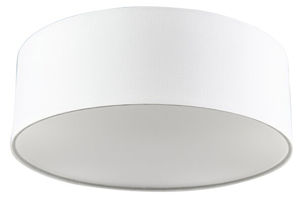 Stropní lampa bílá 30 cm včetně LED - Drum LED