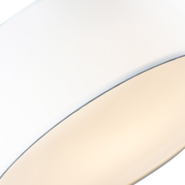 Stropní svítidlo bílé 40 cm vč. LED - Drum LED