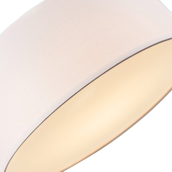 Stropní lampa růžová 40 cm vč. LED - Drum LED