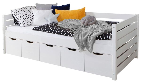 POSTEL S ÚLOŽNÝM PROSTOREM, 100/200 cm, bílá MID.YOU - Online Only dětské postele, Online Only
