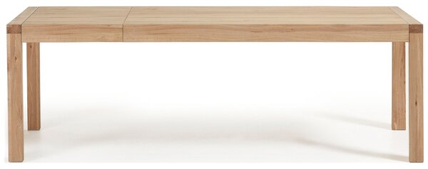 Dubový rozkládací jídelní stůl Kave Home Briva 180/230 x 90 cm