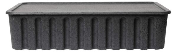 Ferm Living Papírový úložný box Pulp Extra Large, charcoal