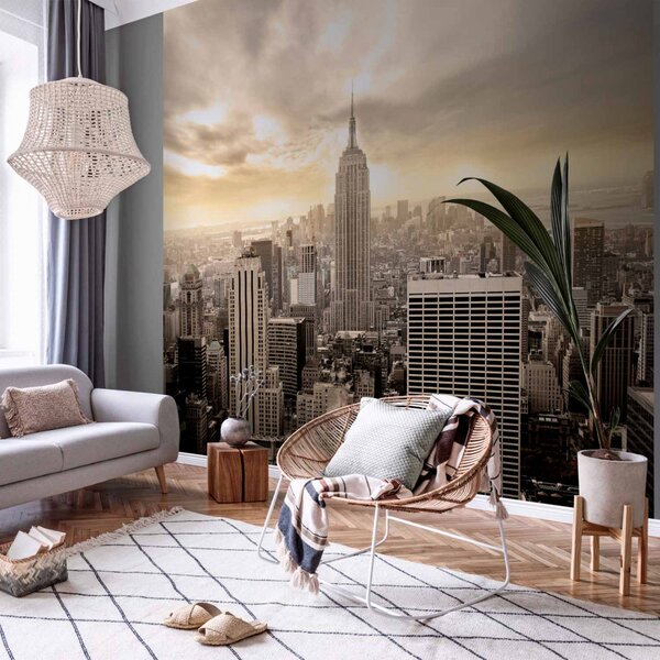 Fototapeta New York ráno - architektura Manhattanu s budovou Empire State
