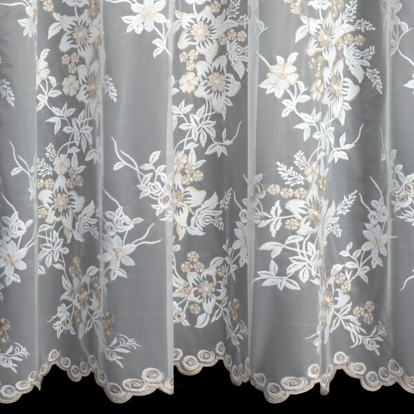 ZÁCLONA NA KROUŽCÍCH ALIRA 300 CM X 250 CM CM VZOROVANÁ