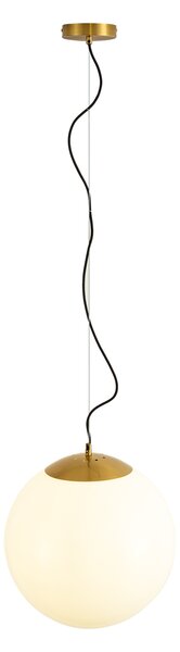 Skandiánské závěsné svítidlo s opálovým sklem 40 cm - Ball 40