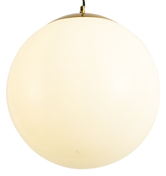 Skandiánské závěsné svítidlo s opálovým sklem 40 cm - Ball 40