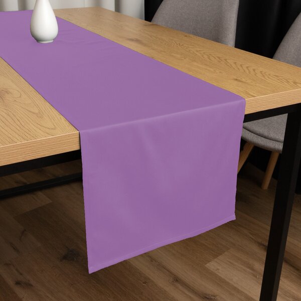 Biante Bavlněný saténový běhoun na stůl ST-009 Levandulový 35x120 cm