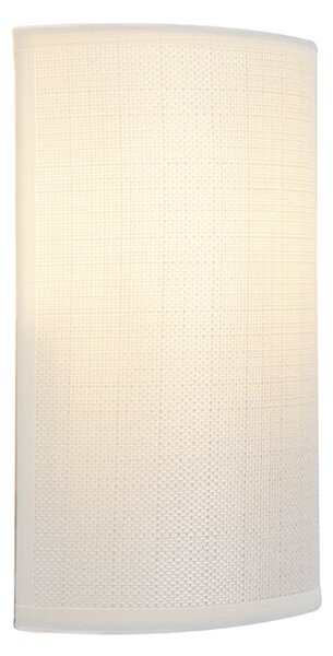 Chytrá nástěnná lampa bílá vč. Wifi A60 - Simple Drum Jute