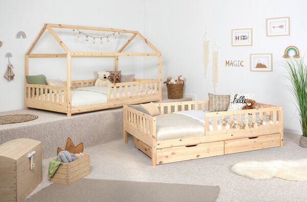 POSTEL S ÚLOŽNÝM PROSTOREM, 90/200 cm, přírodní barvy MID.YOU - Online Only dětské postele, Online Only