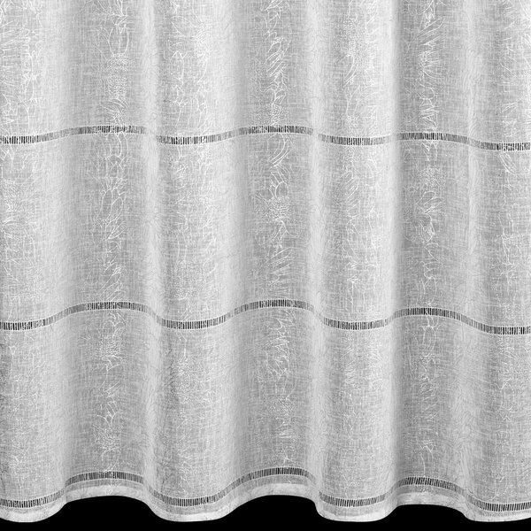 ZÁCLONA NA KROUŽCÍCH KATY 140X250 CM VZOROVANÁ