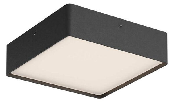 Redo Venkovní stropní LED svítidlo NOX 21W, 22x22 cm, CCT 2700/3000K, IP65 Barva: Černá, Stmívání, řízení: ON/OFF (bez stmívání)
