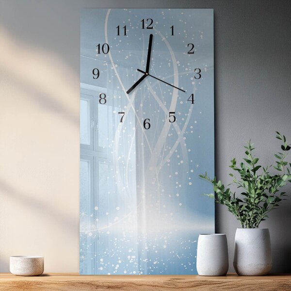 Skleněné hodiny vertikální Vzhled zsppc-30x60-00176365