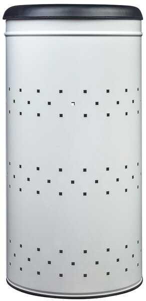Rossignol SAS Koš na prádlo s víkem Rossignol Lina 700996, 45 L, bílý, RAL 9016