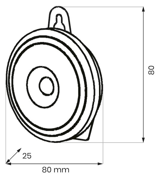 LED svítidlo, 1x LED 0,5w 4000k, w, pohybový senzor