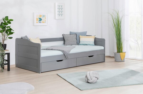 POSTEL S ÚLOŽNÝM PROSTOREM, 90/200 cm, světle šedá MID.YOU - Online Only dětské postele, Online Only