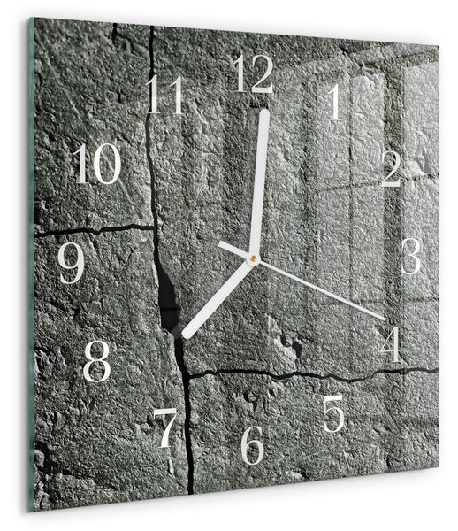Skleněné hodiny Přírodní kámen zskb-30x30-00089630
