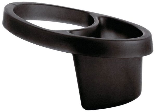 Rám na uchycení sáčku s oddělenou částí pro třídění Caimi Brevetti Hi-Tech 29 cm, černý