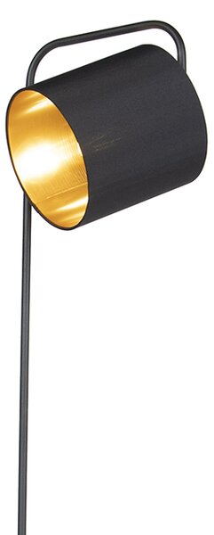 Moderní stojací lampa černá - Lofty