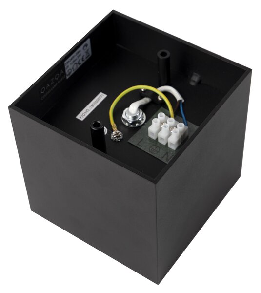 Designové bodové světlo černé čtvercové - Box