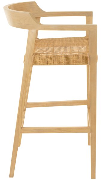 Teaková barová židle J-line Talya 78 cm