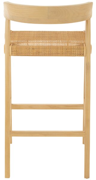 Teaková barová židle J-line Talya 78 cm