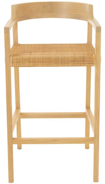 Teaková barová židle J-line Talya 78 cm