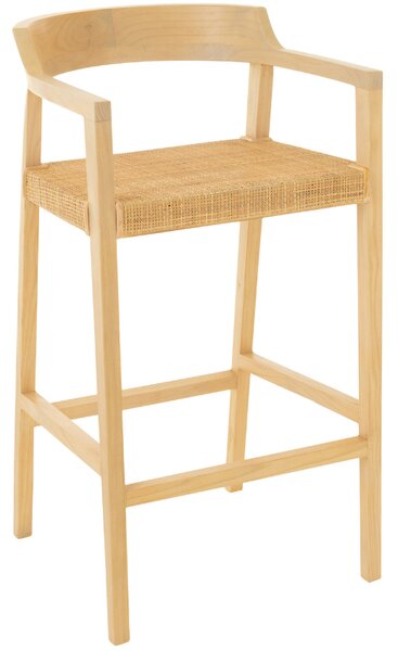 Teaková barová židle J-line Talya 78 cm