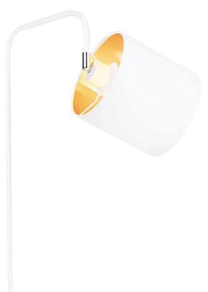Moderní stojací lampa bílá - Lofty