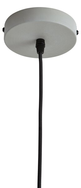 Závěsná lampa ve venkovském stylu šedá - Dory