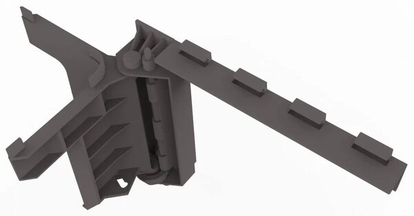 Vestavný odpadkový koš Elletipi SWING 2.0 - na dvířka, 24 L, PBN A SG44