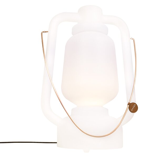 Stojací lampa bílá 51 cm IP44 - Storm Large