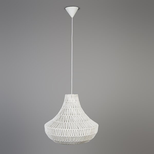 Retro závěsné svítidlo bílé 50 cm - Lina Cono 50