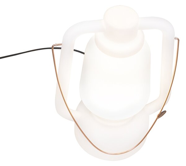Stojací lampa bílá 51 cm IP44 - Storm Large