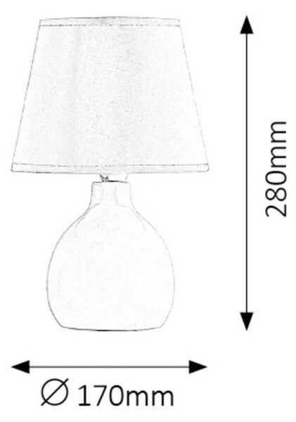 Rabalux 4475 stolní lampa Ingrid