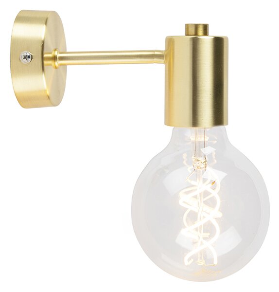 Chytrá nástěnná lampa Art Deco zlatá vč. žárovky G95 WiFi - Facil