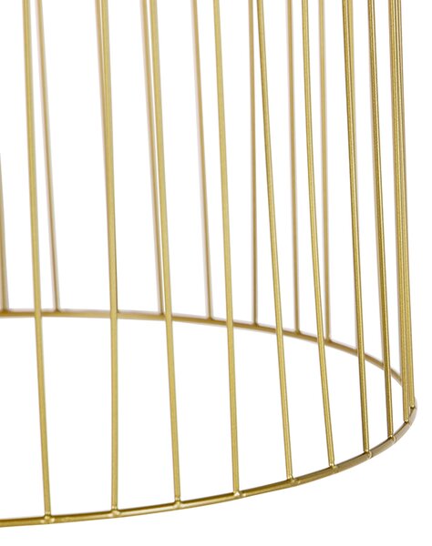 Designové závěsné svítidlo zlaté - Wire Knock