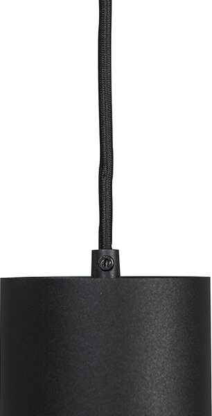 Chytré závěsné svítidlo černé vč. WiFi GU10 - Tubo
