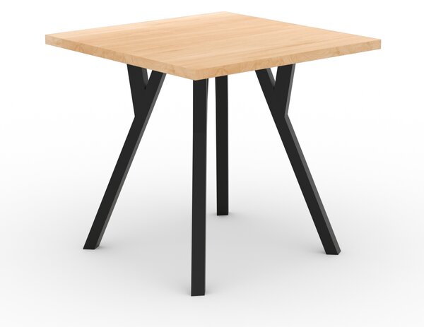 Čtvercový jídelní stůl 80x80 cm CADLA 13 - dub craft