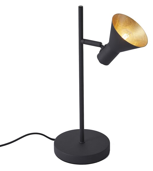 Moderní stolní lampa černá se zlatem 1-světlo - Magno