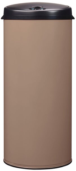 Rossignol SAS Bezdotykový odpadkový koš Rossignol Sensitive Basic 93624, 45 L, hnědý, RAL 1019