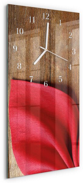 Skleněné hodiny vertikální Ubrousek zsppb-30x60-00089566