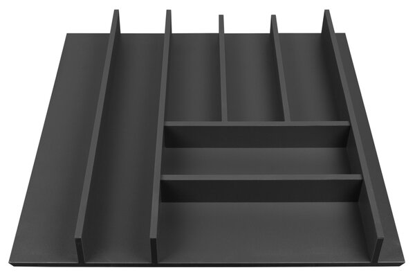 Příborník Elletipi Wood Line pro zásuvky 60 cm, černý buk,PLA O50060 BLT18