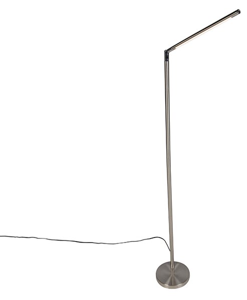 Moderní stojací lampa ocel včetně LED - Berdien
