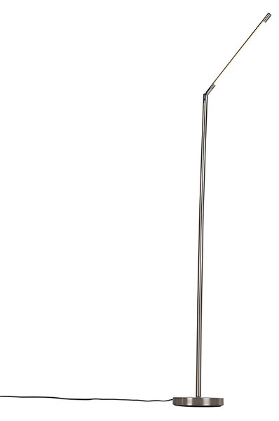 Moderní stojací lampa ocel včetně LED - Berdien