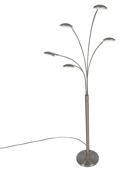 Stojací lampa ocelová vč. LED s dotykovým stmívačem - Sixties Trento