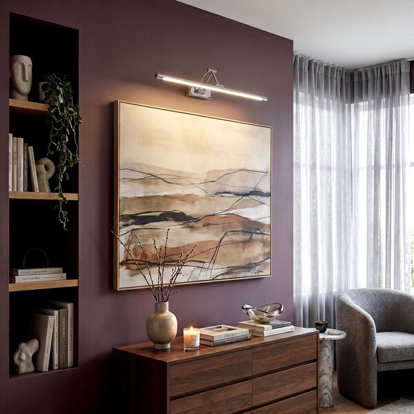 Toolight Rea, Koupelnové nástěnné LED svítidlo SWE017-1W 60cm Chrome, OSW-20116